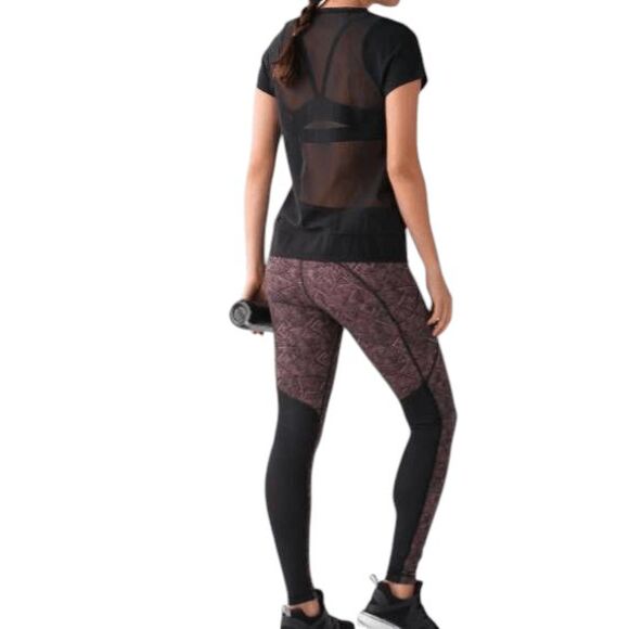 LULULEMON ATHLETICA Speed Tight V (29') In Formation Quicksand Black/Black Size - Picture 1 of 5